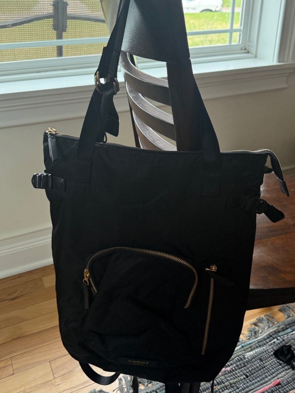 Timbuk2 convertible canvas Black backpack